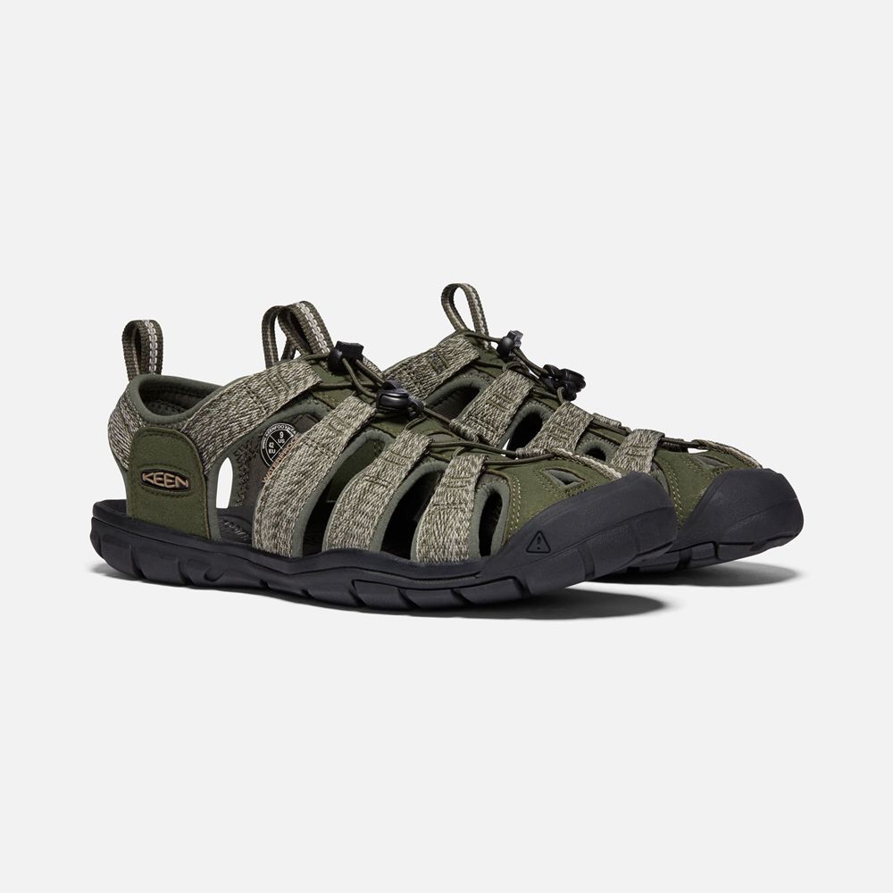 Keen Outdoor Sandalet Erkek Zeytin Yeşili - Clearwater Cnx - Türkiye XWEU62431